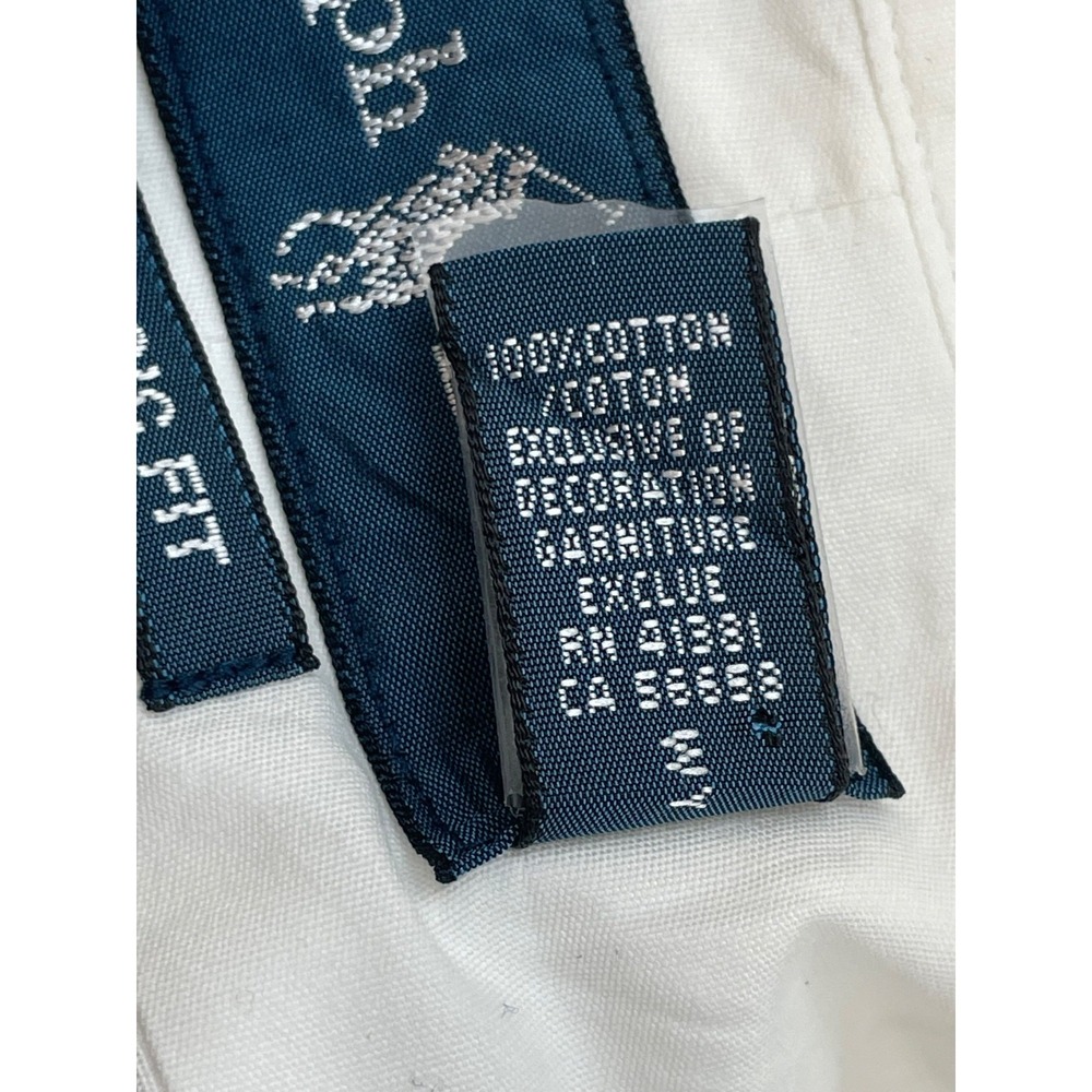 Ralph Lauren Shirt Mens Large White 100% Cotton Classic Fit Button Down Pony - Picture 5 of 8